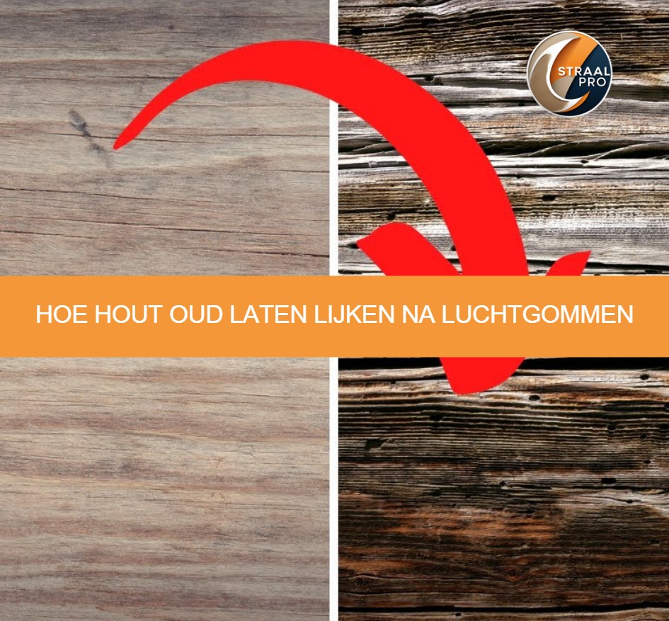 Hoe hout oud laten lijken na luchtgommen