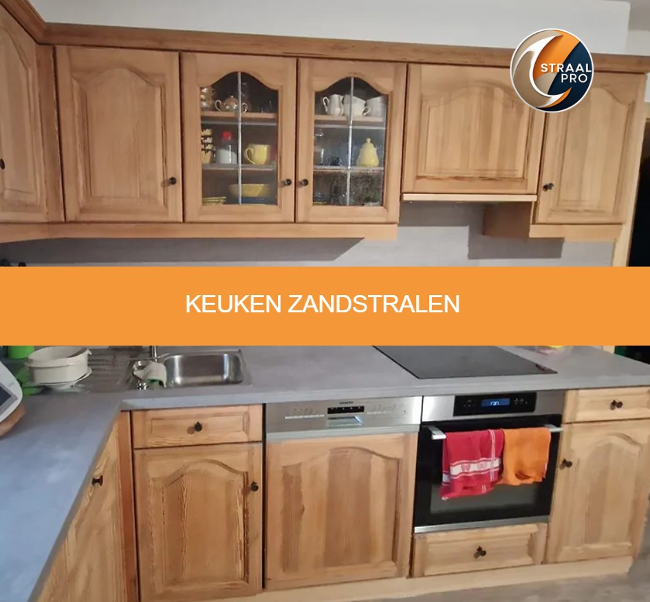 Keuken zandstralen