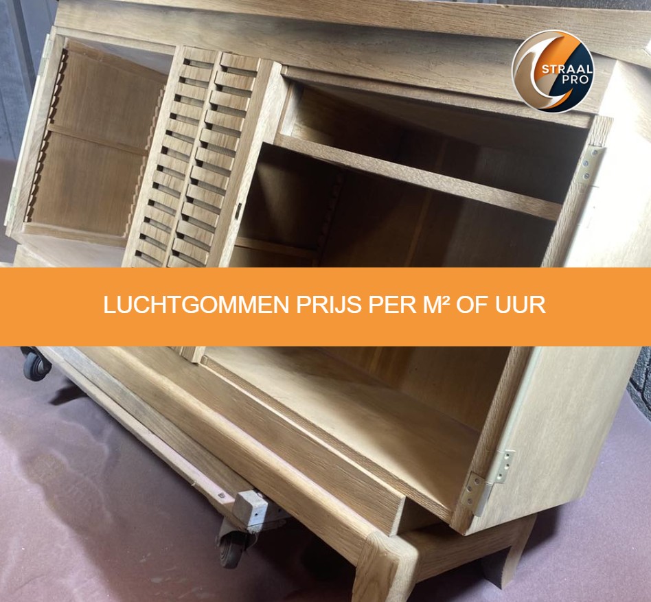 Luchtgommen prijs per m2 of uur