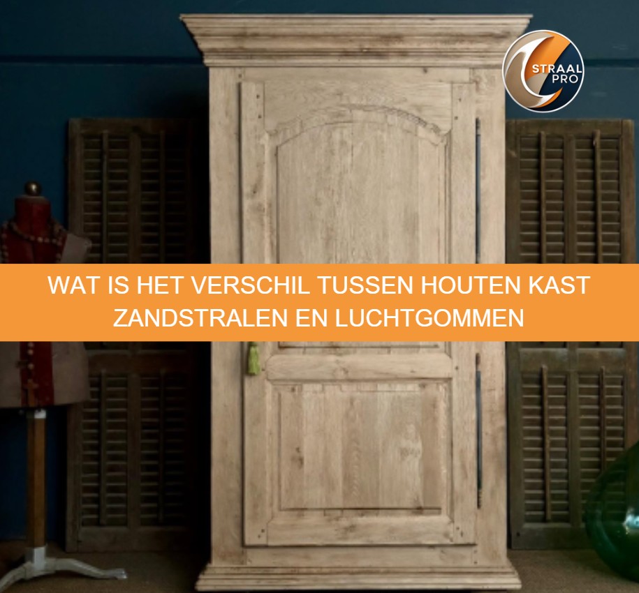 Wat is het verschil tussen houten kast zandstralen en luchtgommen