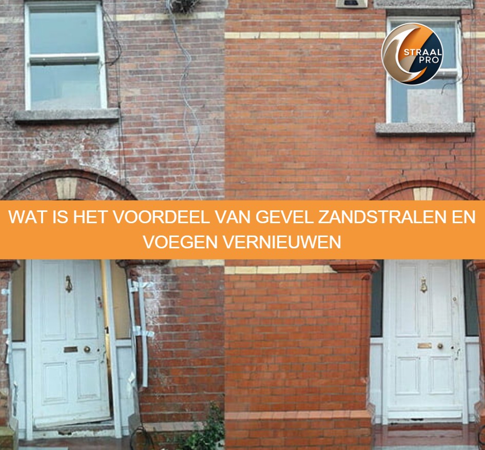 Wat is het voordeel van gevel zandstralen en voegen vernieuwen